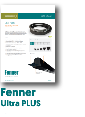 PDF of Fenner Ultra Plus Belts Datasheet